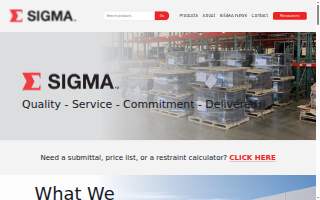 Sigma Services Corporation website