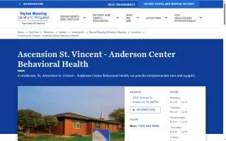 Ascension St. Vincent - Anderson Center Behavioral Health website