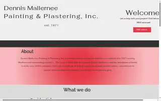 Dennis Mallernee Painting and Plastering, Inc website