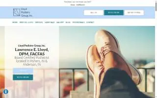 Lloyd Podiatry Group, Inc.: Lawrence Lloyd, DPM, FACFAS website