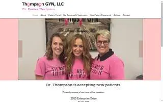Thompson GYN LLC website