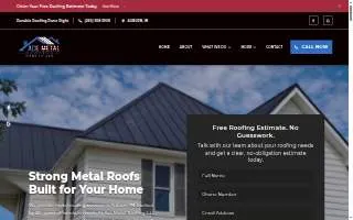 Ace Metal Roofing LLC website
