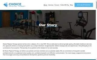 Choice Physical Therapy website