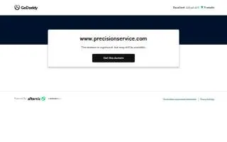 Precision Garage Door Service of Auburn website
