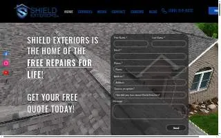 Shield Exteriors website