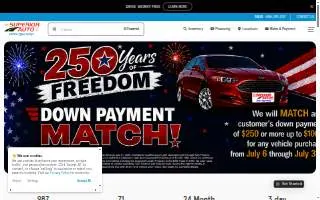 Superior Auto, Inc of Auburn website