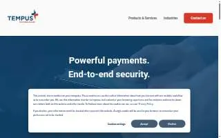 Tempus Technologies website