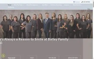 Bailey Family Dental of Avon website