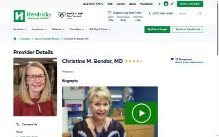 Christine M. Bender, MD