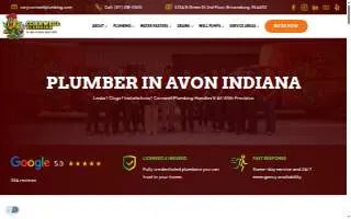Cornwell Plumbing of Avon website