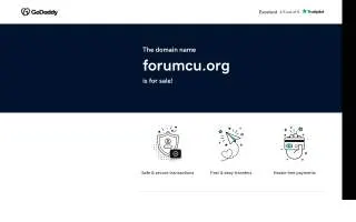 FORUM Credit Union of Avon website
