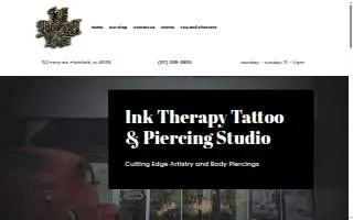 Ink Therapy Tattoo of Avon website
