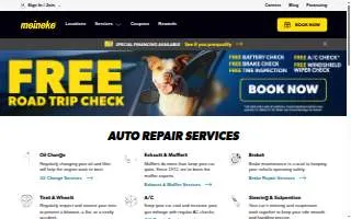 Meineke Car Care Center of Avon website
