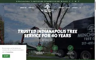 Menchhofer Tree Care LLC of Avon website