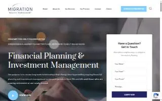 Migration Wealth Management, LLC of Avon website