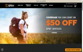 Spot Tan and Spa website