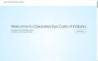 Clearview Eye Care of Indiana website