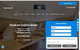 White Drywall website