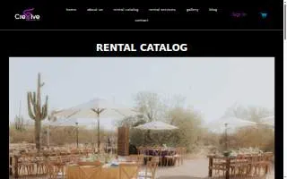 Cream & Crimson Management website