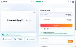 Evolve Health website