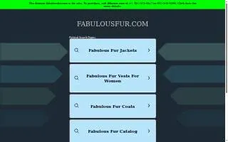 Fabulous Fur website