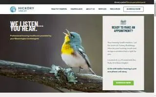 Hickory Audiology website