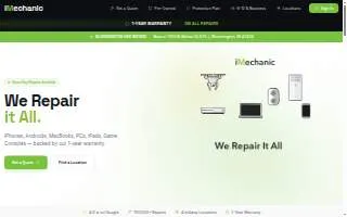 iMechanic website