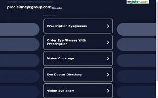 Precision Eye Group of Bloomington website