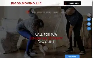 Biggs Moving LLC website