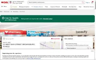 CVS of Brownsburg website