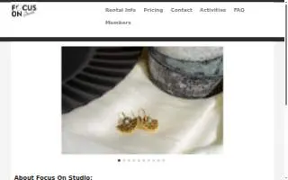 Focus On Studio website