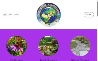 Ancient Earth Landscaping website