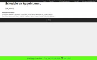 Cornerstone Home Inspections of Chesterton website