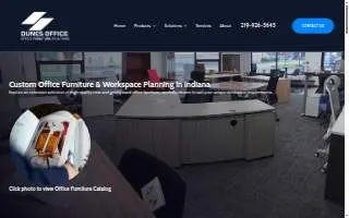 Dunes Office Furniture website