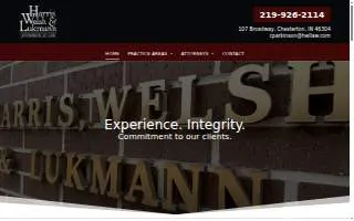 Harris Welsh & Lukmann website
