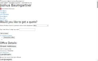 Joshua Baumgartner - State Farm Insurance Agent website
