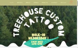 Treehouse Custom Tattoo of Chesterton