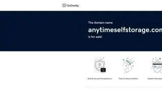 Anytime Storage of Clarksville website
