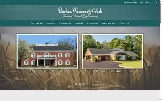 Barkes Weaver & Glick Funeral Home website
