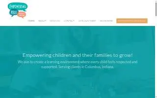 Empowering Kids Speech Therapy website