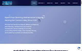 Thomas Pool Services LLC website