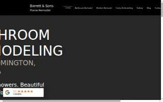 Barrett & Sons Home Remodel of Connersville website