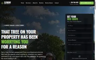 Clemons Tree Experts & Land Clearing website