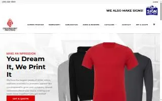 Crown Point Printing II website