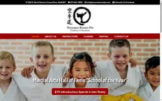Homann Karate DO Inc website