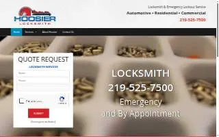 Hoosier Locksmith of Crown Point website