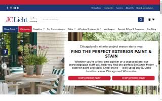 JC Licht Benjamin Moore Paint & Decor Store Crown Point