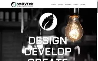 Wayne Creative Services Inc website