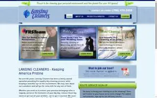 Lansing Cleaners of Dyer website
