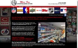 More Fun Sports Cards website